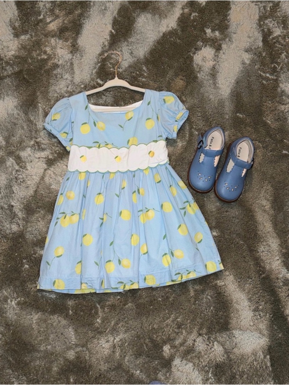 Sal & Pimenta Dress 3T Felix & Flora Mary Janes bundle set